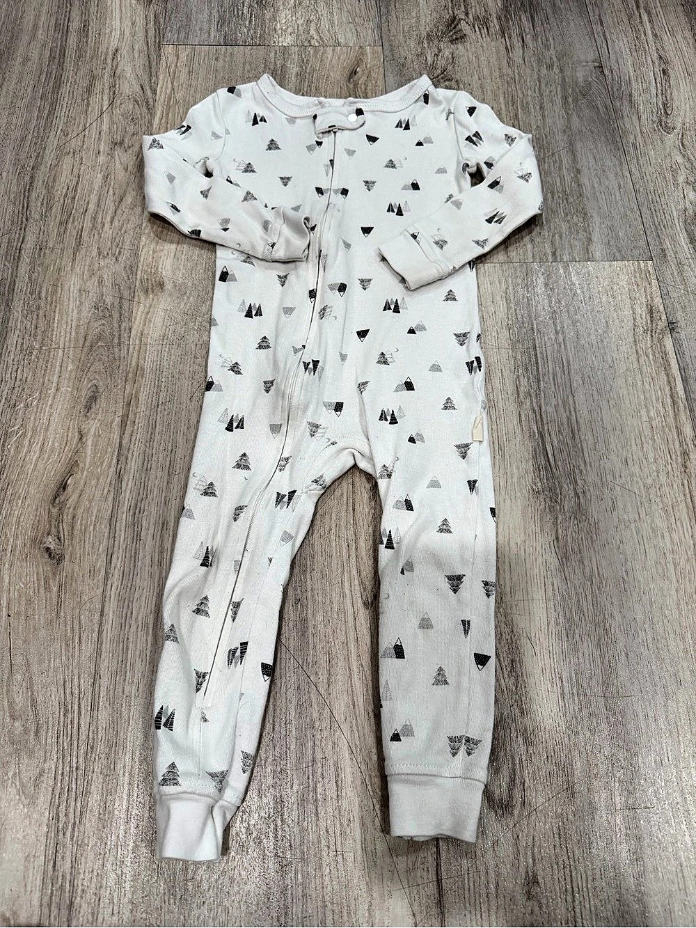 Mountain footless pajamas